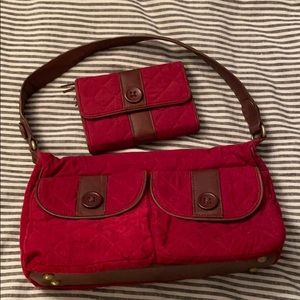 Vera Bradley handbag and wallet